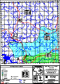 Download do arquivo no formato PDF - Mapa das Bacias Hidrográficas - tamanho: 259 KB